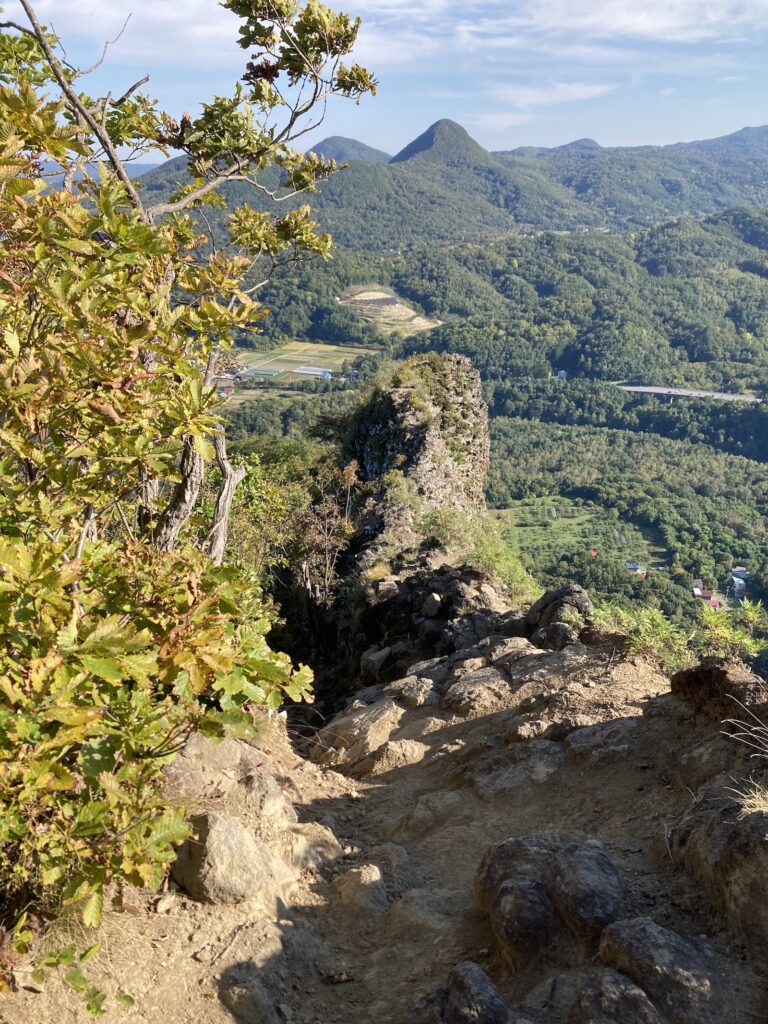 八剣山の頂上付近