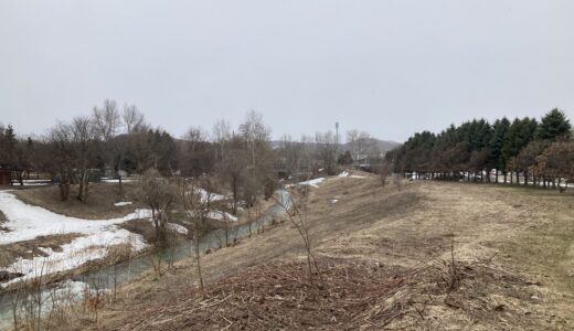 2024/04/09の真駒内川の状況